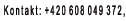 Kontakt: +420 608 049 372